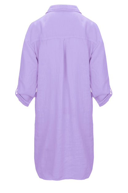 LUXZUZ // ONE TWO Osa Long Shirt Tuniqué 421 Lavender