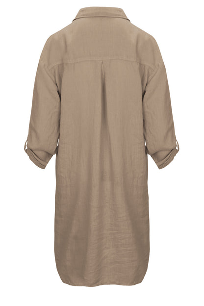 LUXZUZ // ONE TWO Osa Long Shirt Tuniqué 774 Granola