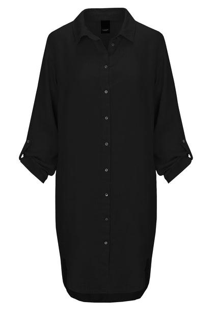 LUXZUZ // ONE TWO Osa Long Shirt Tuniqué 999 Black