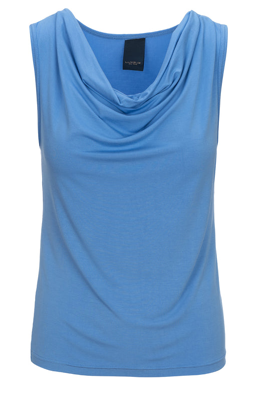 LUXZUZ // ONE TWO Pian Bamboo Top 514 Cashmere Blue