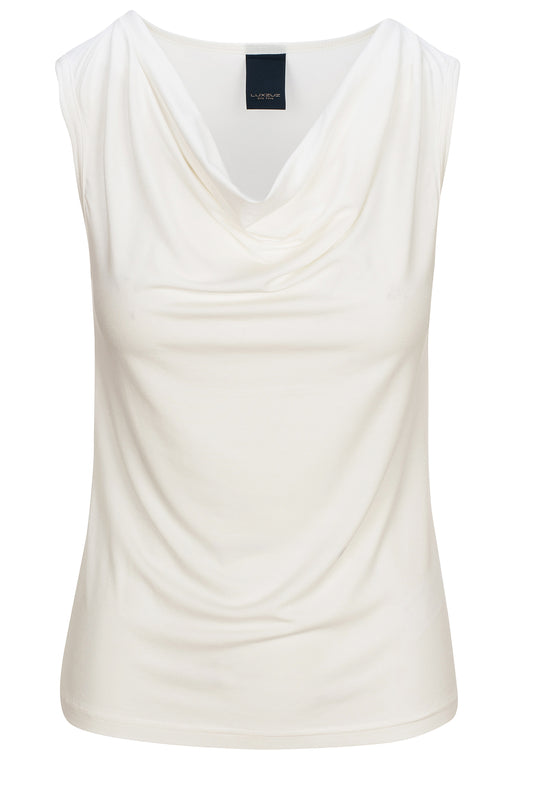LUXZUZ // ONE TWO Pian Bamboo Top 737 Cream