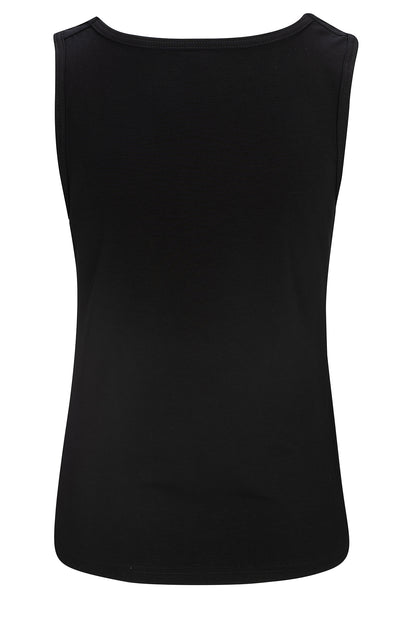 LUXZUZ // ONE TWO Pian Bamboo Top 999 Black