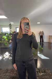 Sigba Bamboo T-shirt - Dark Grey Melange