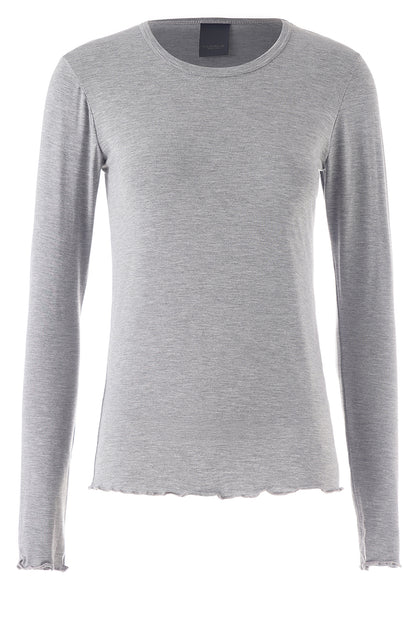 LUXZUZ // ONE TWO Sigba Bamboo T-shirt T-Shirt 821 Grey Marl