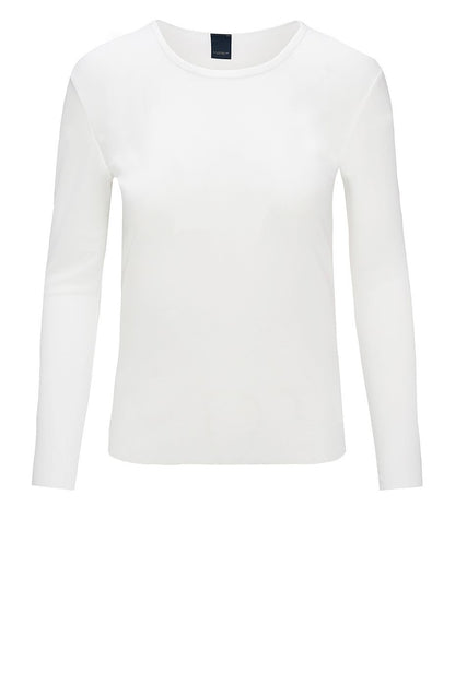 LUXZUZ // ONE TWO Sigborg Mesh T Shirt T-Shirt 737 Cream