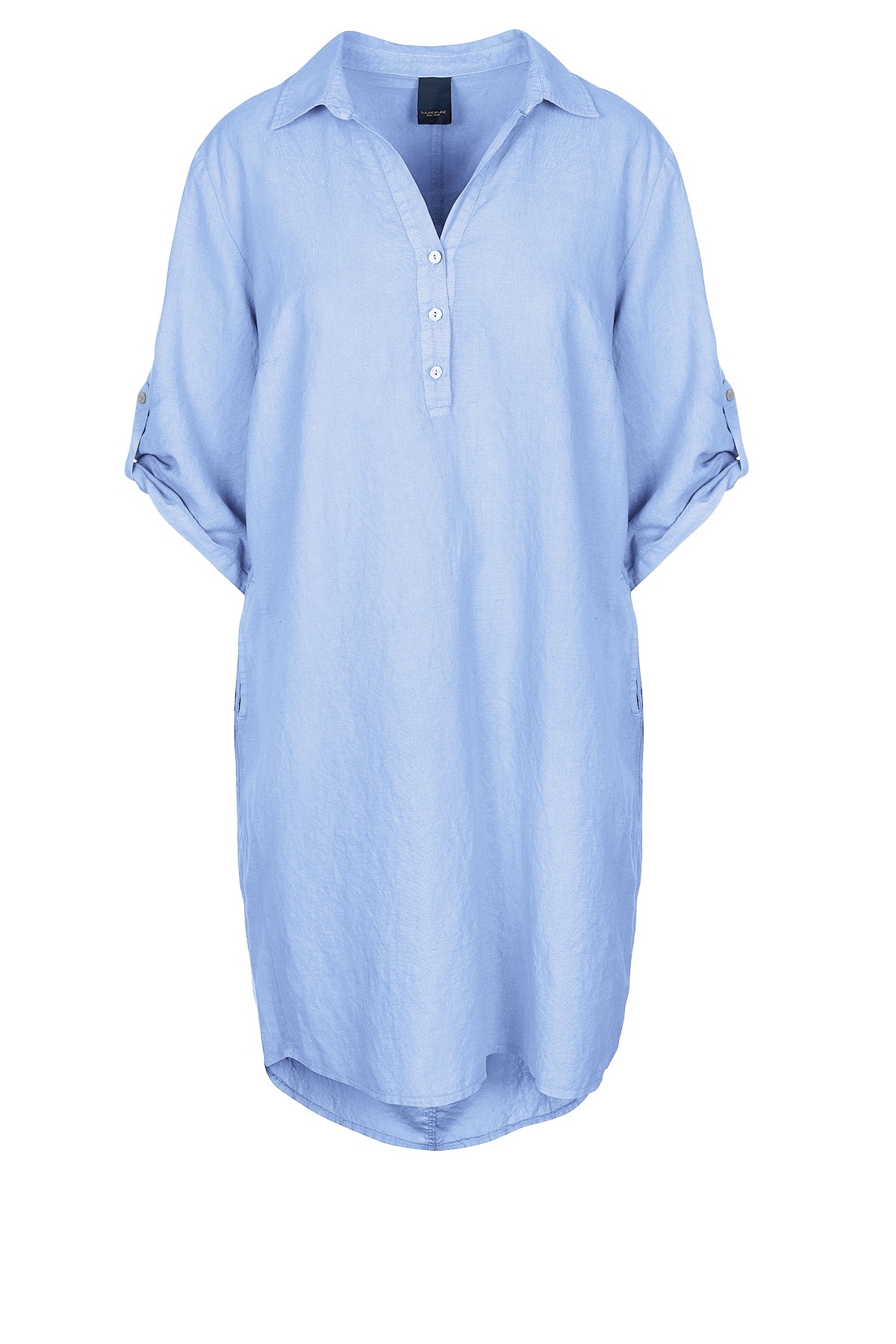 LUXZUZ // ONE TWO Siwinia Dress Dress 510 Chambray Blue