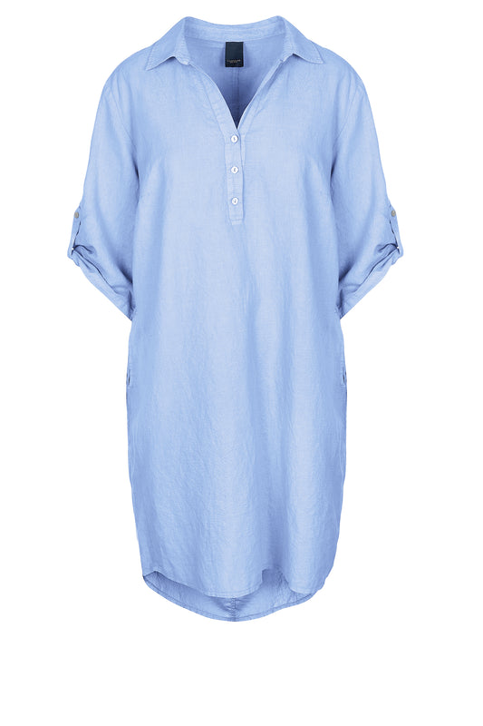 LUXZUZ // ONE TWO Siwinia Dress Dress 510 Chambray Blue