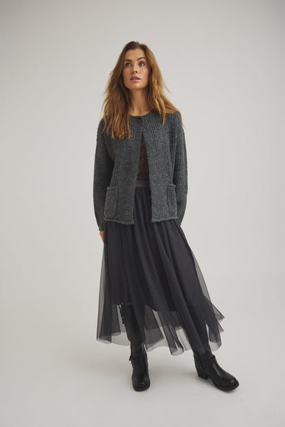 LUXZUZ // ONE TWO Tullia Skirt Skirt 835 India Ink